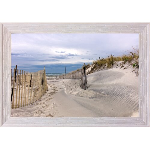 Highland Dunes Sand Dunes Path Framed Photographic Print Wayfair Ca